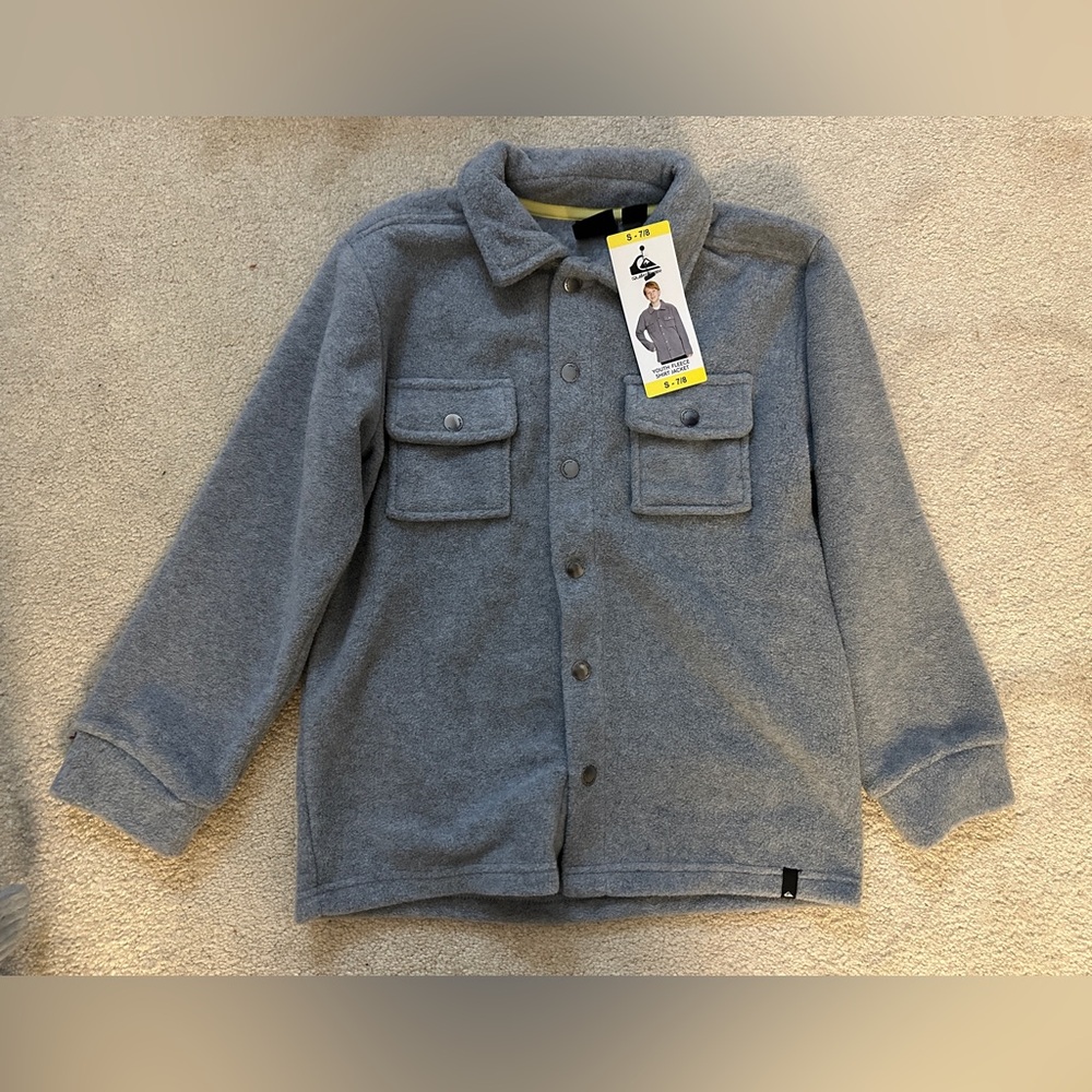 Quiksilver Boys Fleece Shirt Jacket